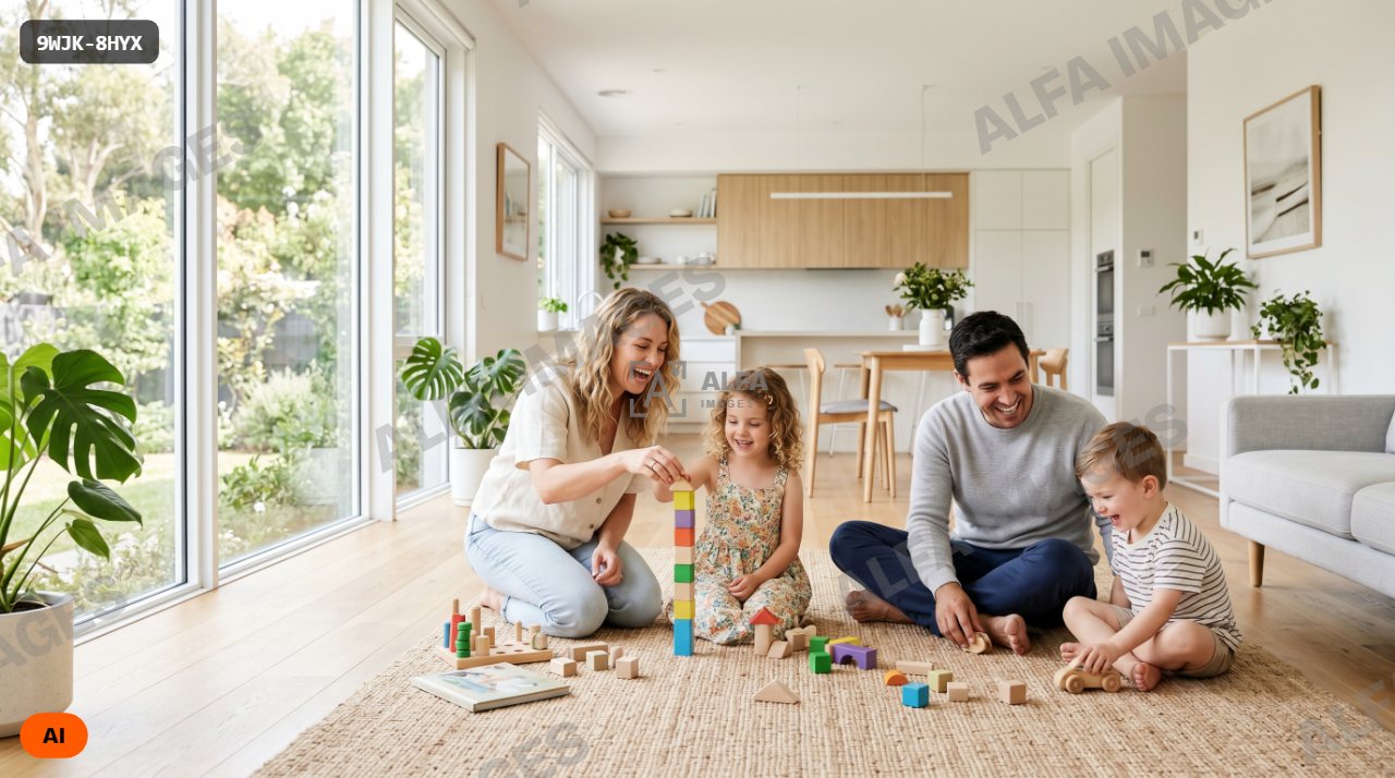 Parents with kids